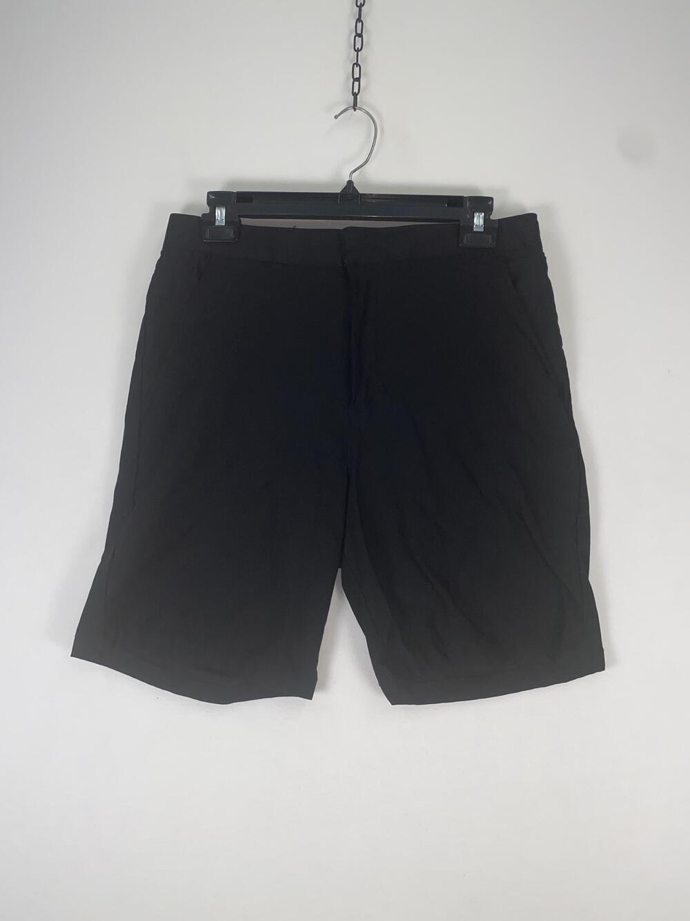Essex Crossing Shorts Mens 31 Black Chino Elastic Waist Stretch Casual